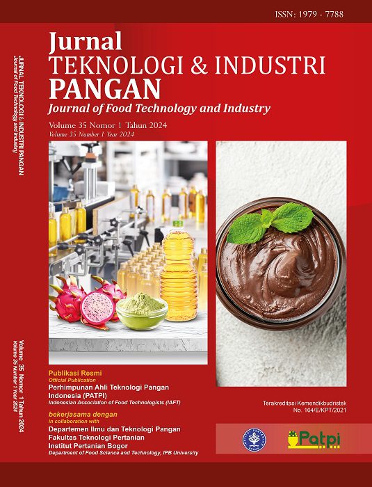 Jurnal Teknologi dan Industri Pangan